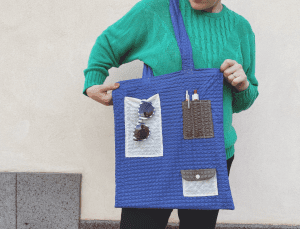 Tutorial shopper in nylon pluriball su Burda Style