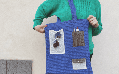 Tutorial shopper in nylon pluriball su Burda Style