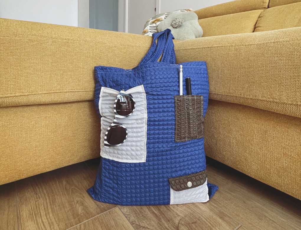 Shopper impermeabile in nylon