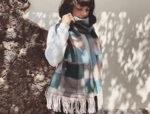 Tutorial sciarpa in lana su Burda style