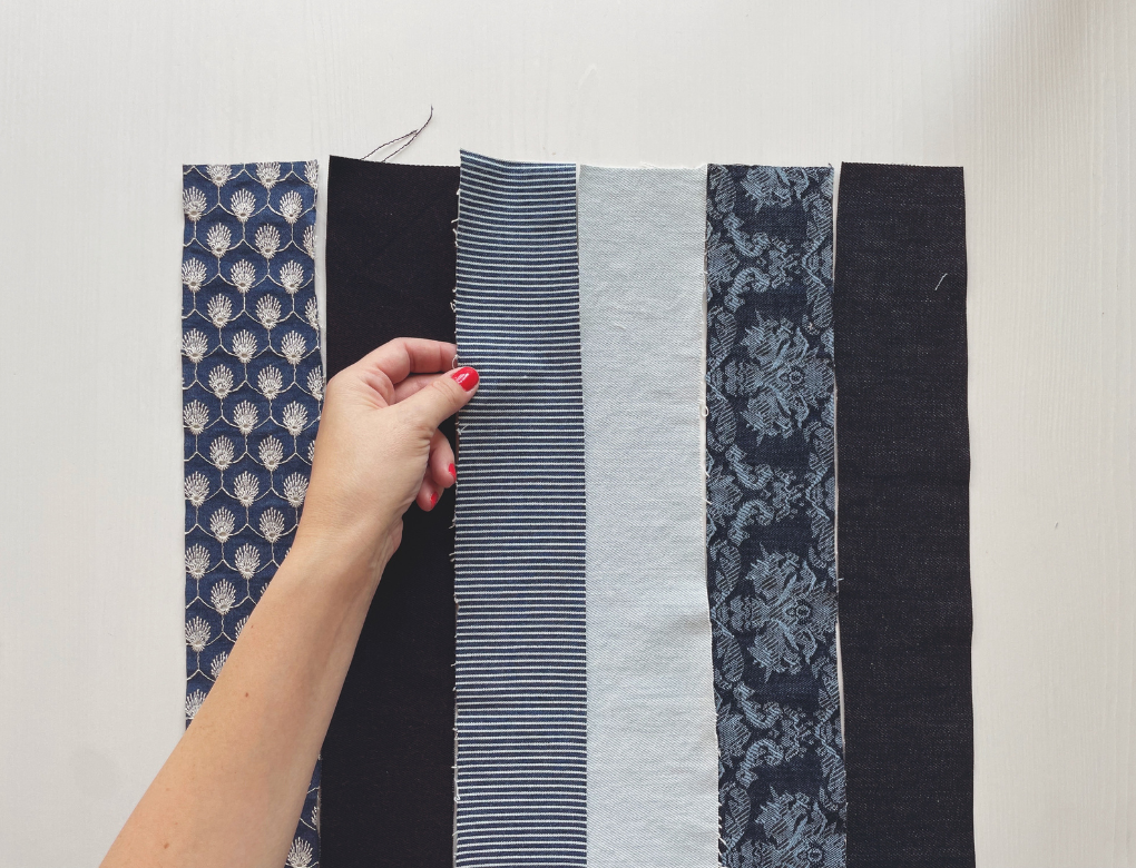 Scarti di denim tutorial
