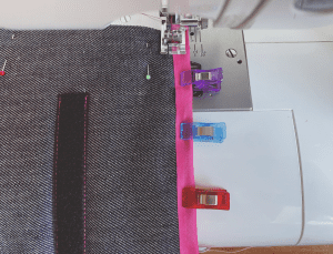 sbieco in cotone fucsia