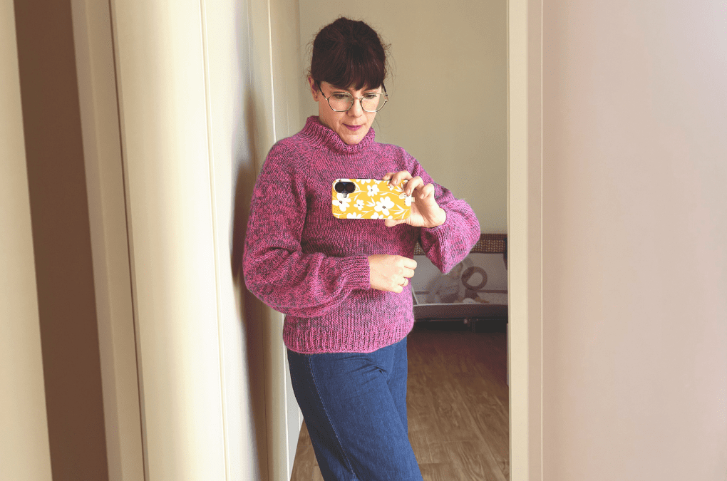 Il mio primo maglione ai ferri con tecnica top down