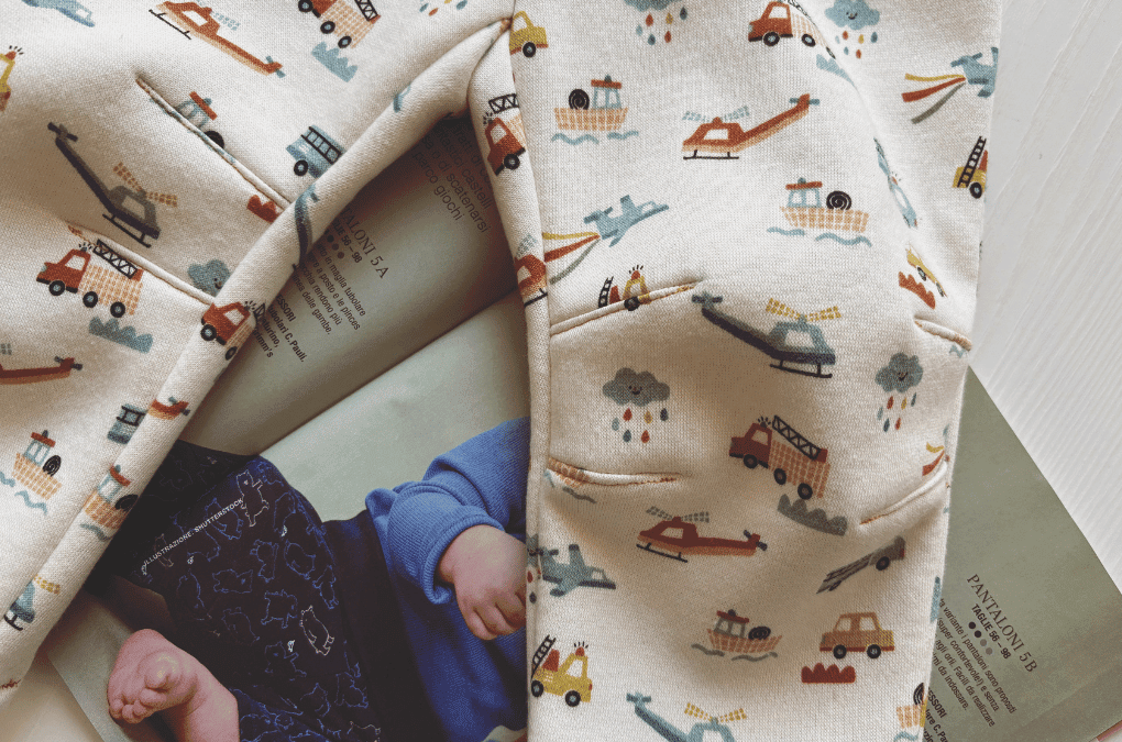 Tutorial pantalone in felpa da Burda collezione Kids