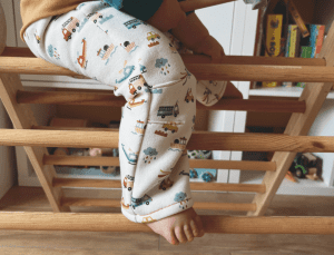 pantaloni bimbi in felpa cartamodello